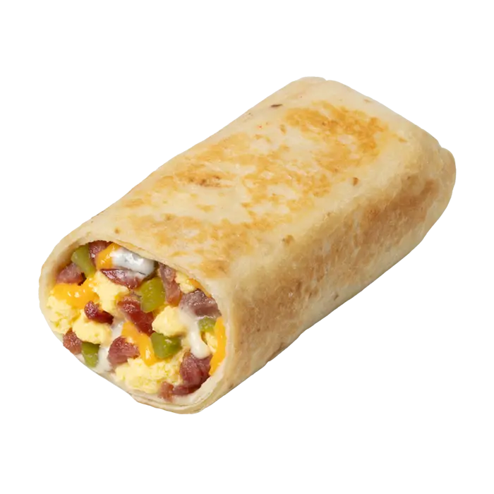 scOOTER MENU Bacon Burrito