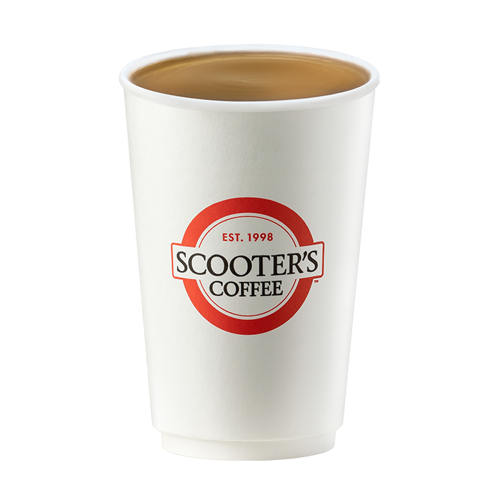 A cup of scooters menu green tea