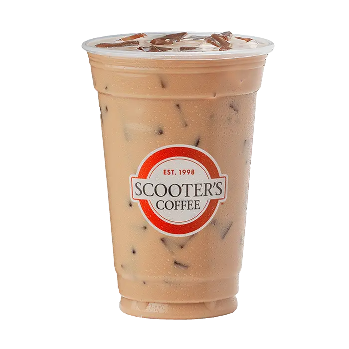 Iced Flavored Latte of scooters menu with price