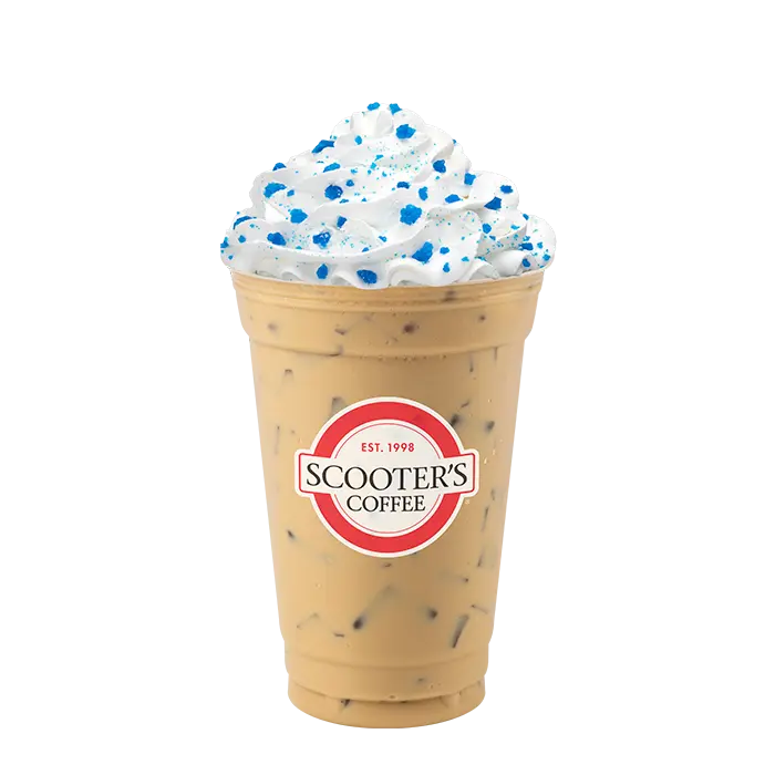 Iced Queen Frostine Sugar Cookie Latte SCOOTERS MENU