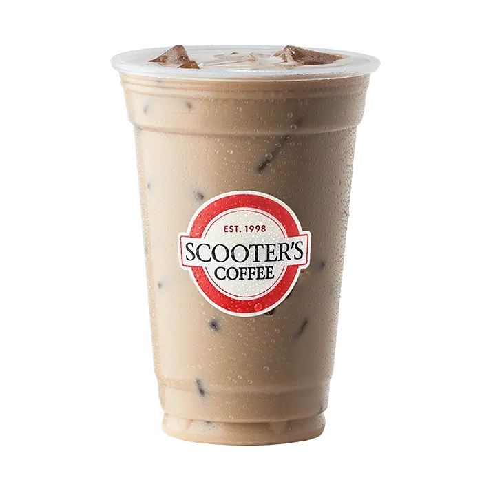 Scootes menu Iced WHITE Mocha