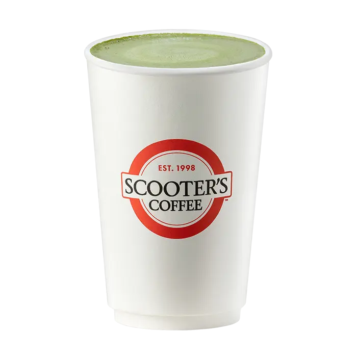 Matcha Green Tea Latte of scooters coffee