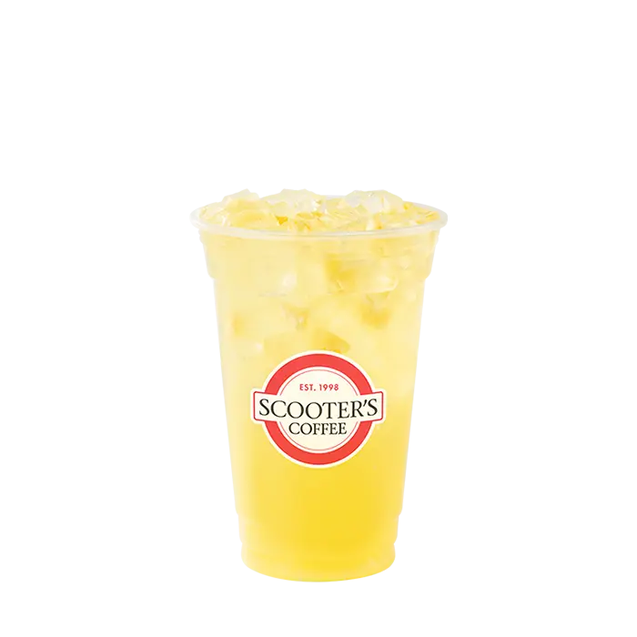 Scooters menu cup of Pineapple Mint Quencher
