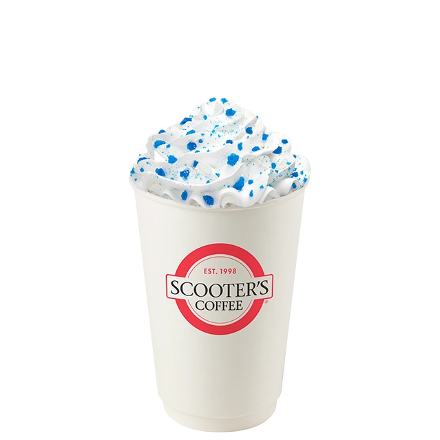 Scooters menu Queen Frostine Sugar Cookie Latte cup