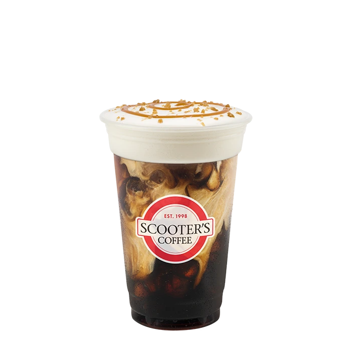 Salted Caramel Crème Cold Brew CUP OF SCOOTERS MENU