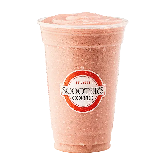 Strawberry Smoothie of scooters coffee