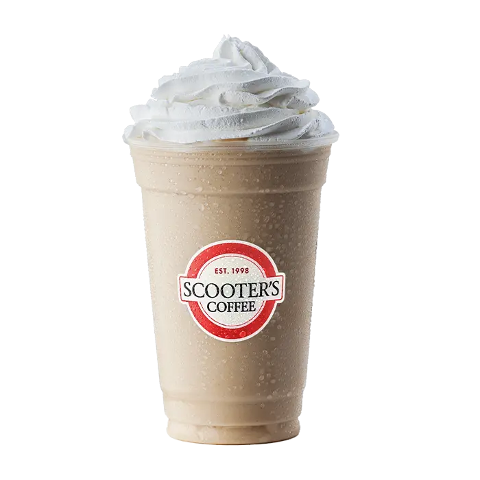 White Mocha Blender of scooters coffee
