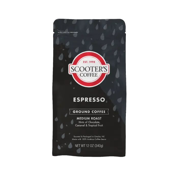 A Pack of Espresso GROUND of scooters coffee
