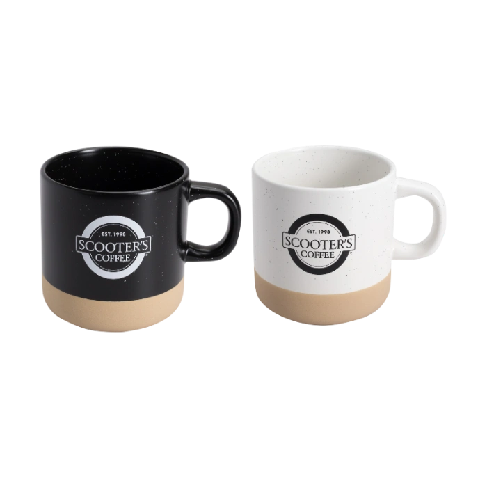 Ink and Ivory Santos Mug, 12 oz of scooters menu