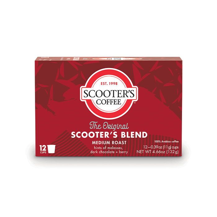 Scooter’s Blend Single Serve Cups of scooters menu