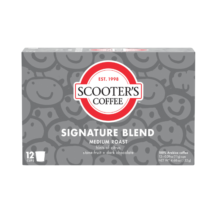 Scooters menu Signature Blend Single Serve Cups